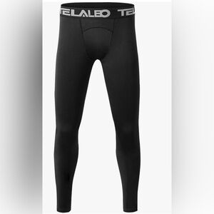 NWOT Kids Sports Compression Black Leggings